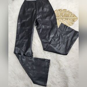 ASOS Black Faux Leather Pants Size 4